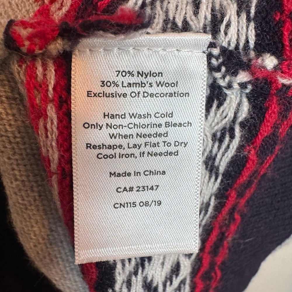 Talbots NWT Womens XL Holiday Christmas Bird Knit Sweater Nordic Fair Isle - Picture 5 of 7